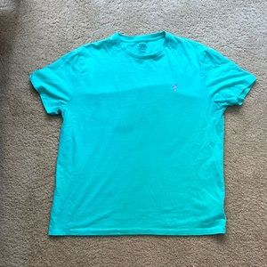 Ralph Lauren Men’s Teal Polo T-Shirt Size Large